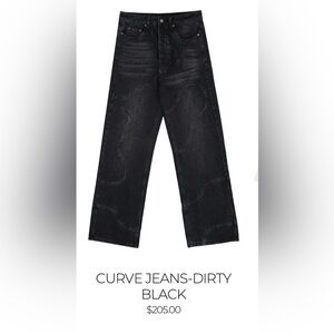 Kody Phillips Curve Jeans- Dirty Black